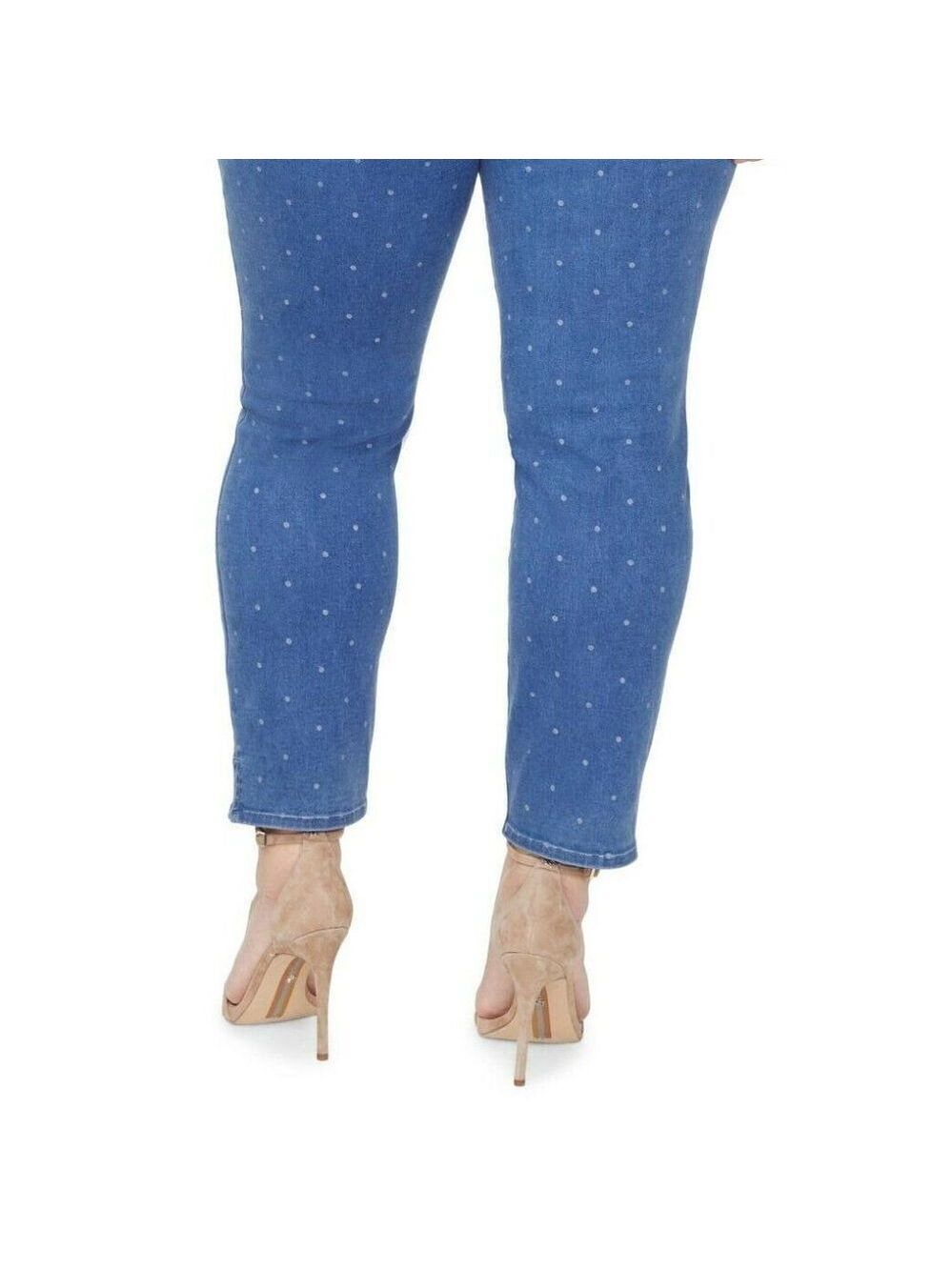 Curves 360 by NYDJ Slim Straight Ankle Jeans - Picture 3 of 4